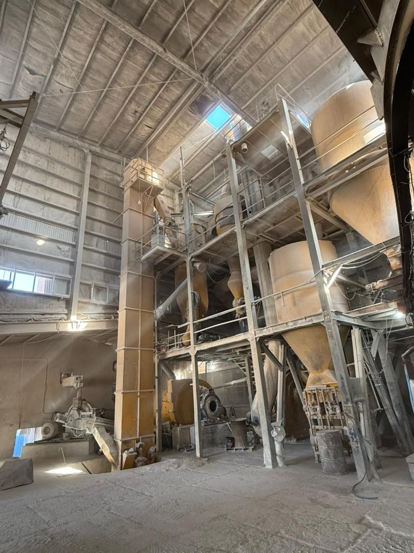 Bucket elevator and cyclone classifiers in the FELUXE micronizing tower
